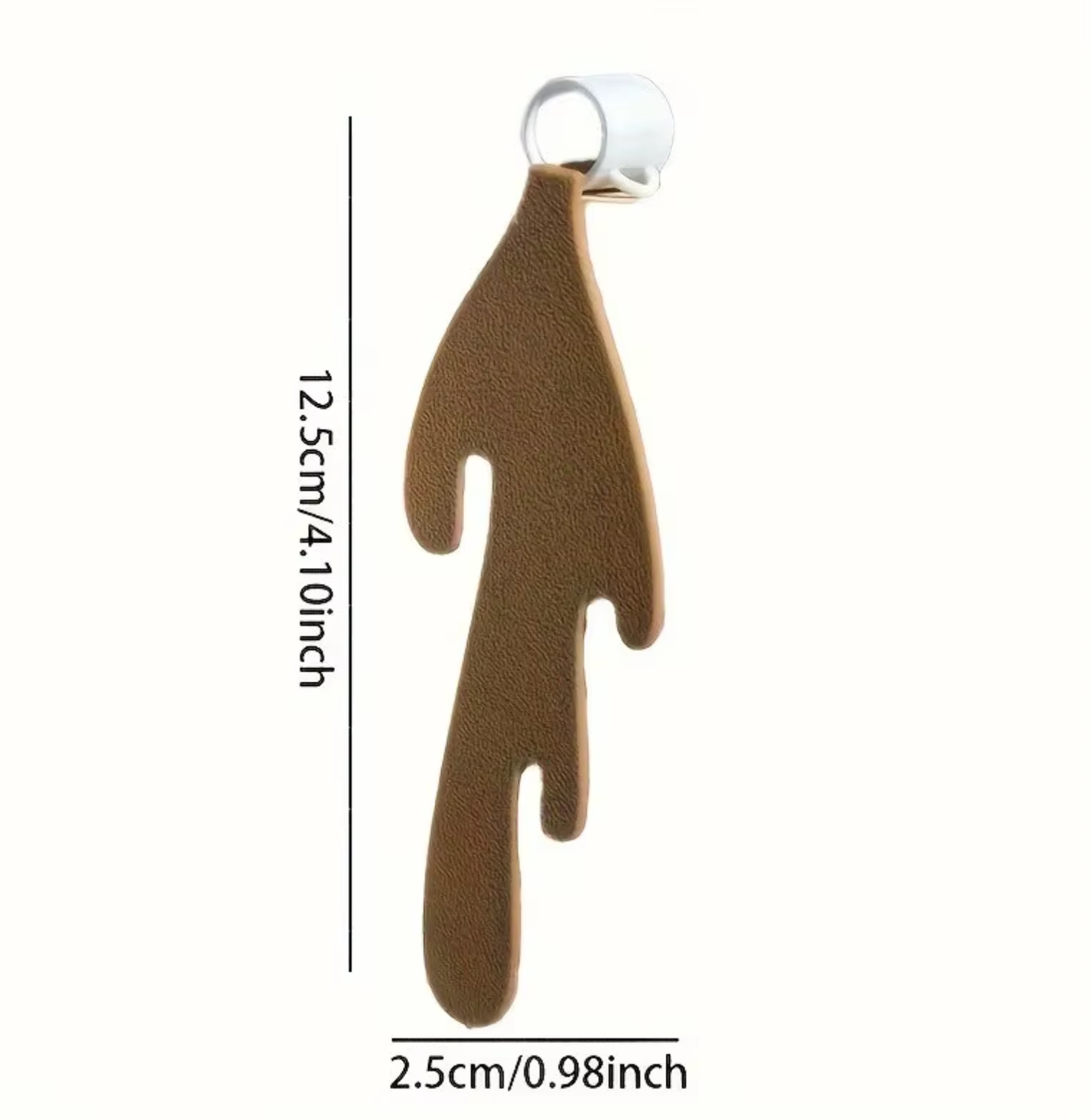 Kiömlött kávé könyvjelző