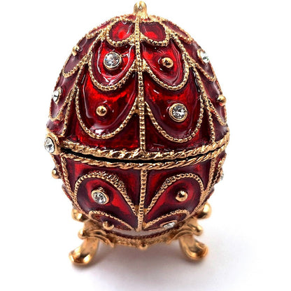 Exkluzív fém ajándékdoboz kristályokkal - Fabergé tojás - MODIANO