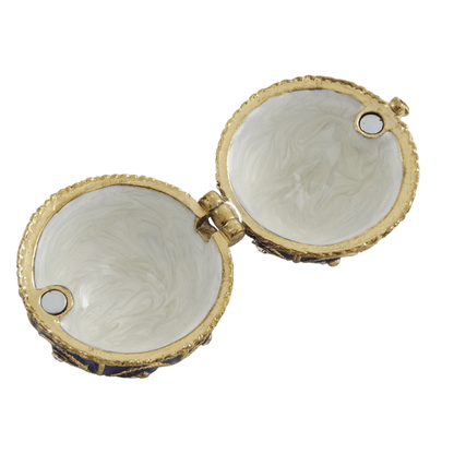 Exkluzív fém ajándékdoboz kristályokkal - Fabergé tojás - MODIANO
