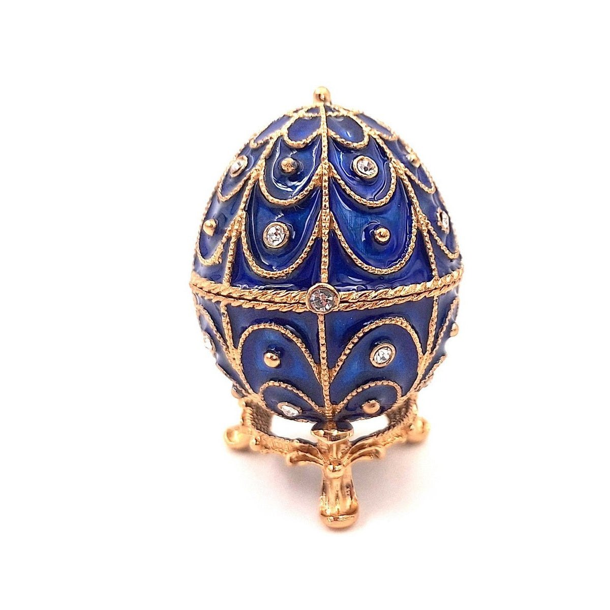 Exkluzív fém ajándékdoboz kristályokkal - Fabergé tojás - MODIANO