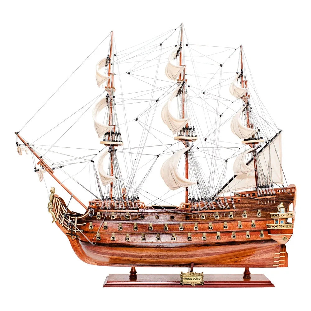 Hadihajó - Royal louis, fa/fém, 75x23x67cm - magas minőség