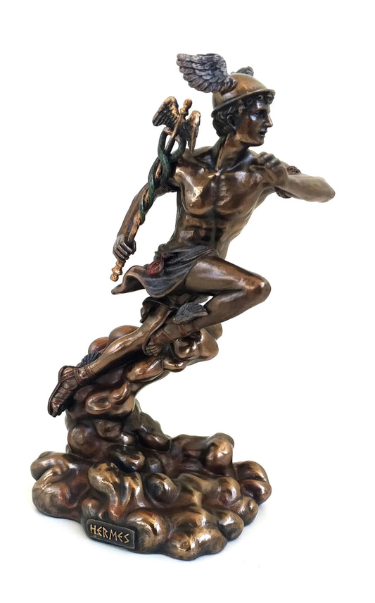 Hermész bronz bevonatú szobor - MODIANO