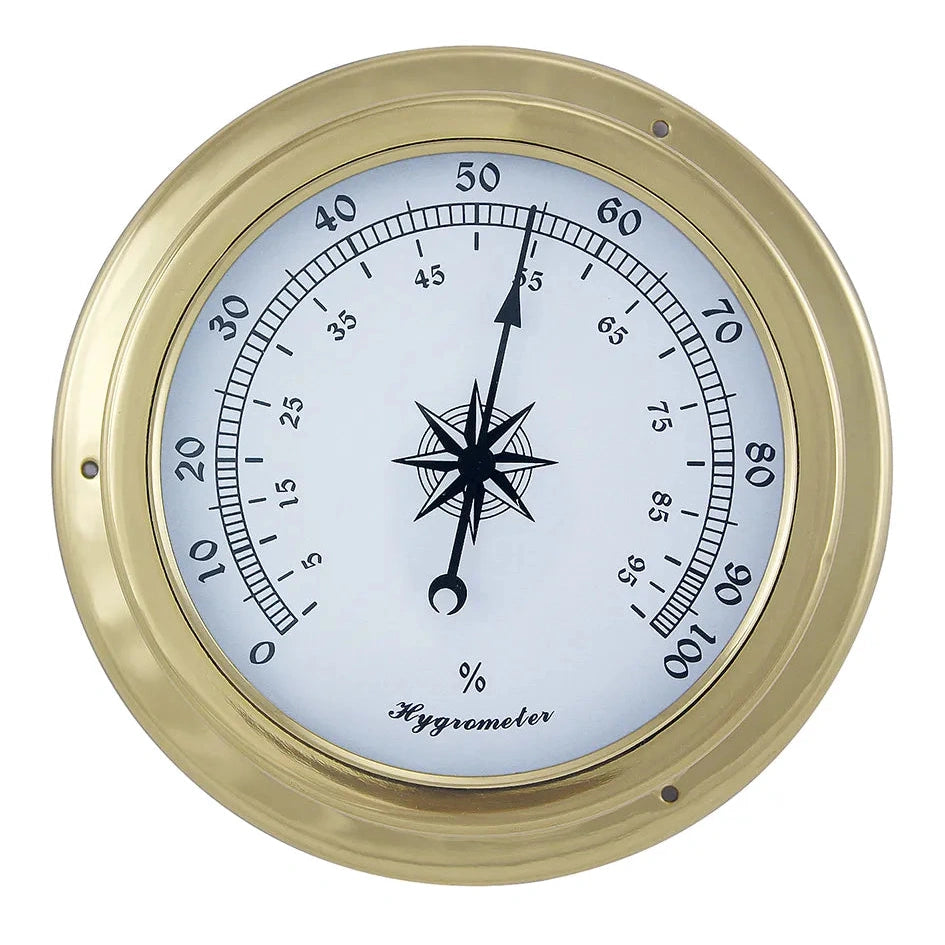Higrométer, réz, Ø: 14,5/10 cm, m: 4,2 cm
