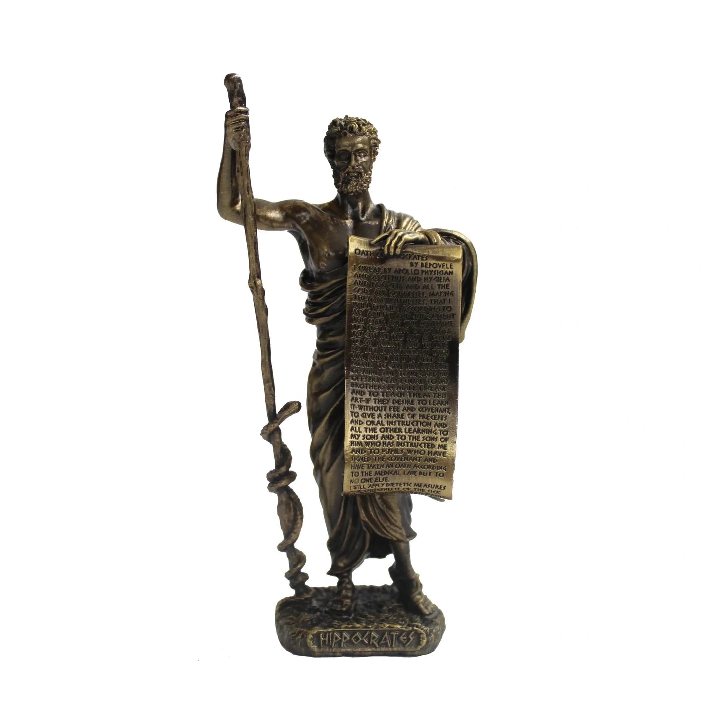 Hippokratész bronz bevonatú szobor - MODIANO