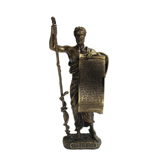 Hippokratész bronz bevonatú szobor - MODIANO