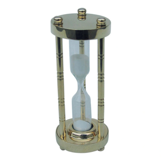 Homokóra, 3 oszlop, sárgaréz, kb. 3 perc