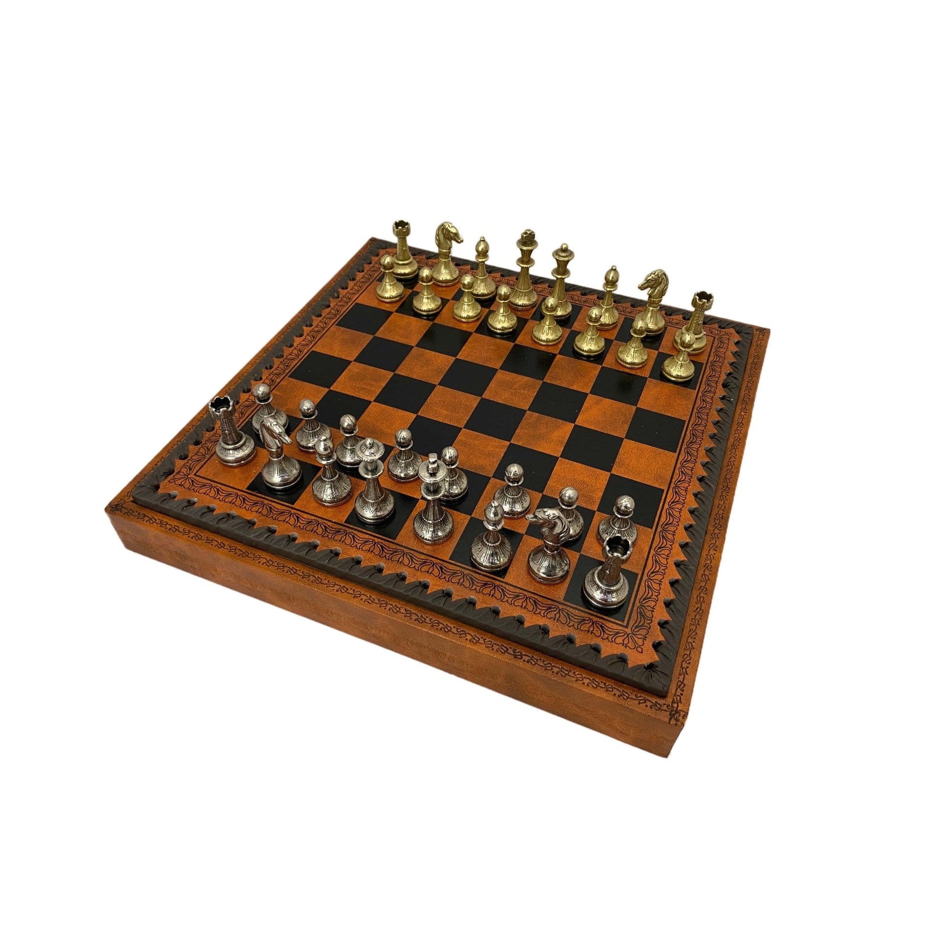 Italfama olasz magasított sakk barna - MODIANO