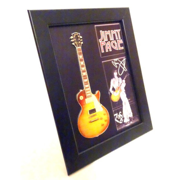 Jimmy Page mini gitár keretben