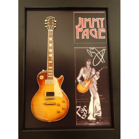 Jimmy Page mini gitár keretben