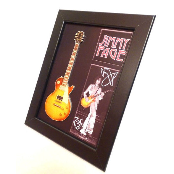Jimmy Page mini gitár keretben