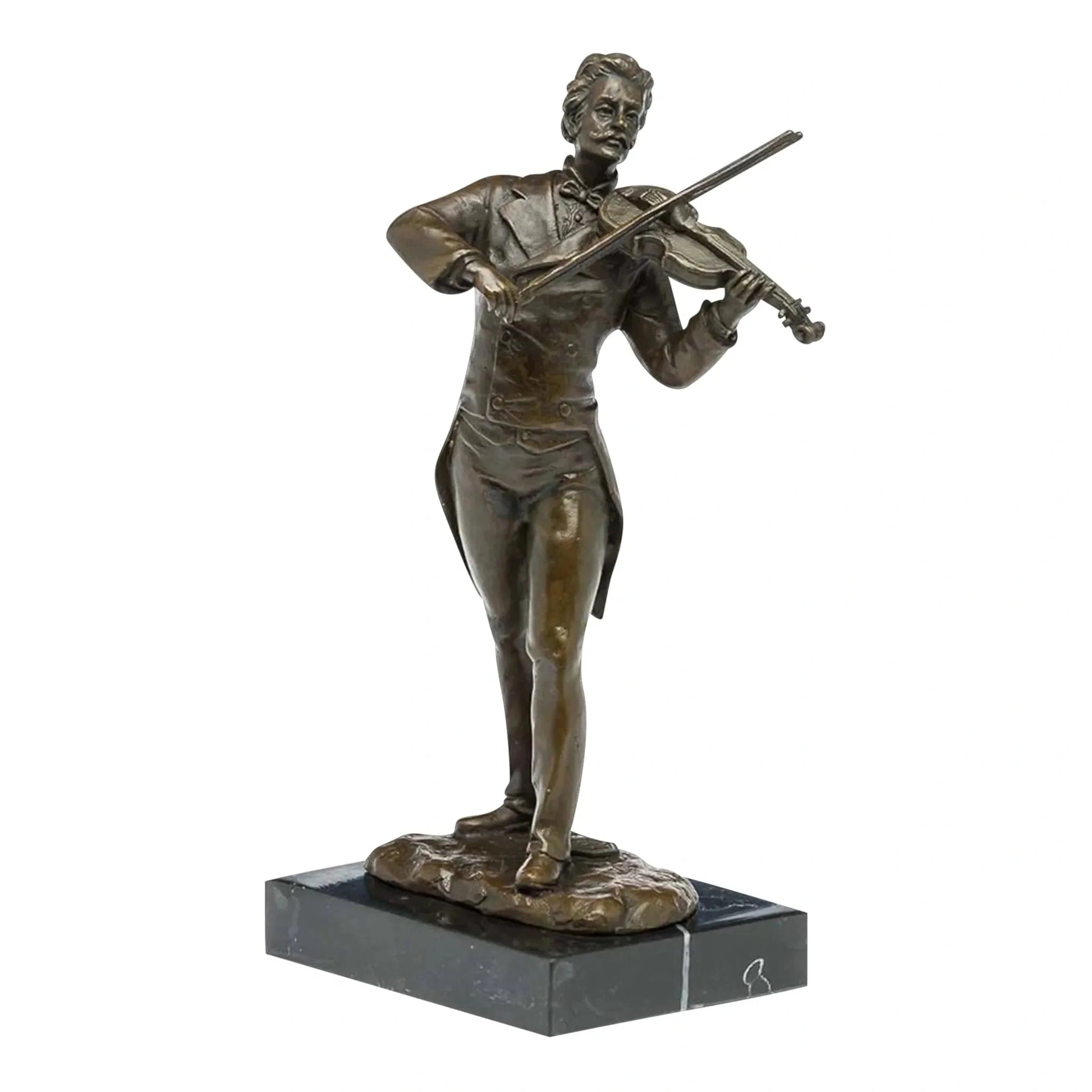 Johann Strauss szobor, bronz bevonatú