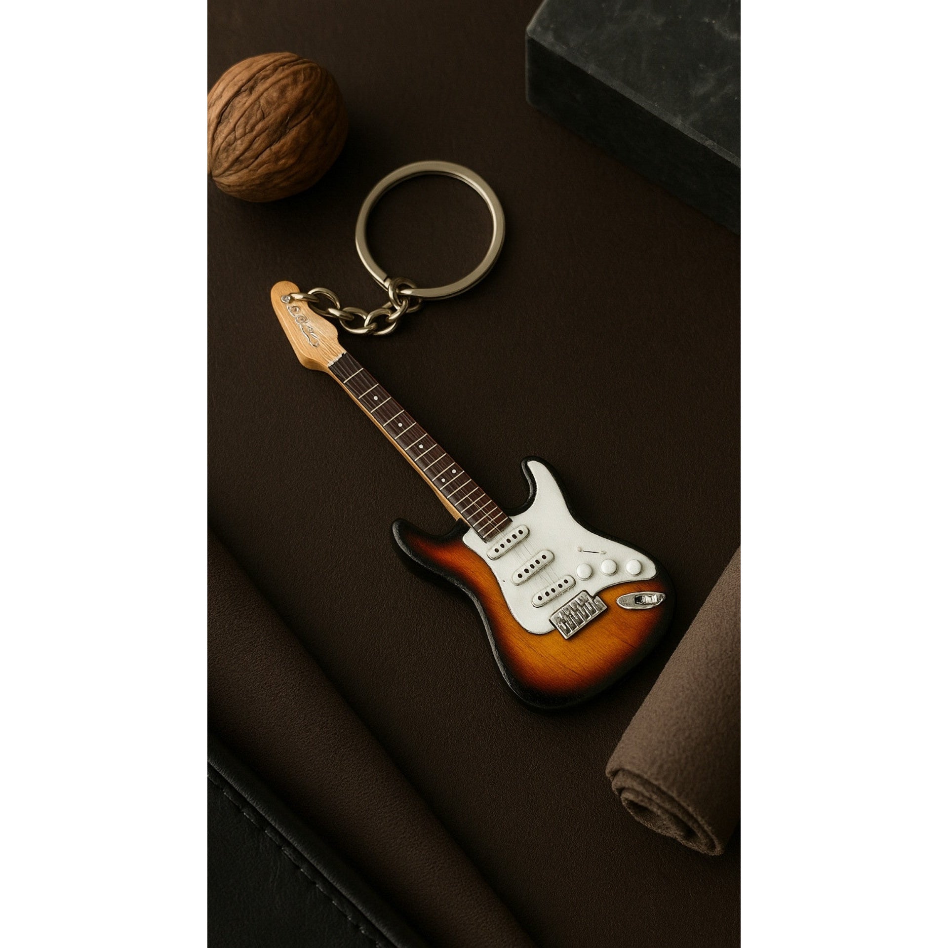 Kulcstartó - J. Hendrix gitár mahagóni