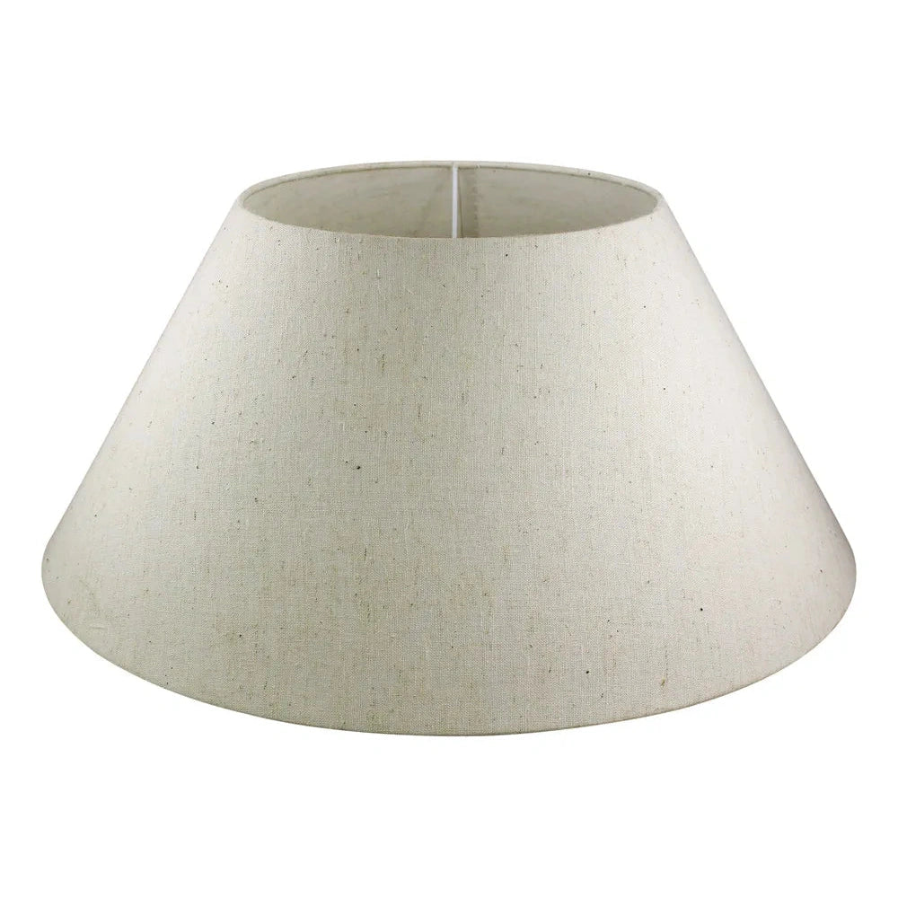 Lámpaernyő, juta/műanyag/vas, Ø: 25/50 cm, M: 22 cm, E27-hez