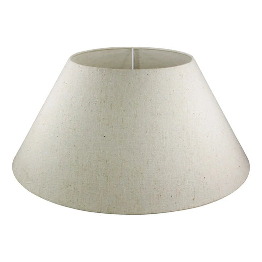 Lámpaernyő, juta/műanyag/vas, Ø: 25/50 cm, M: 22 cm, E27-hez