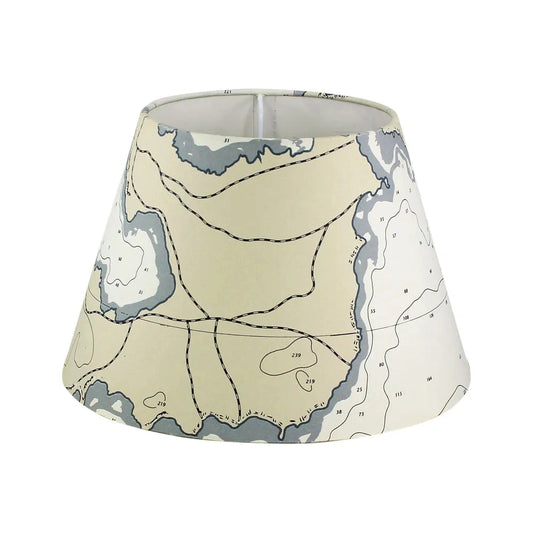 Lámpaernyő, papír/műanyag/vas, Ø: 15/25cm, M: 16cm, e14-hez