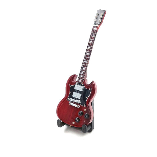 Mini gitár 15 cm - Angus Young stílusú