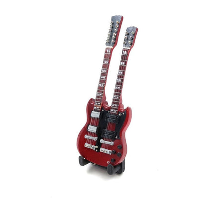 Mini gitár 15 cm - Jimmy Page stílusú