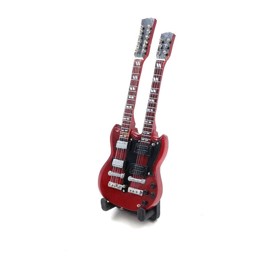 Mini gitár 15 cm - Jimmy Page stílusú