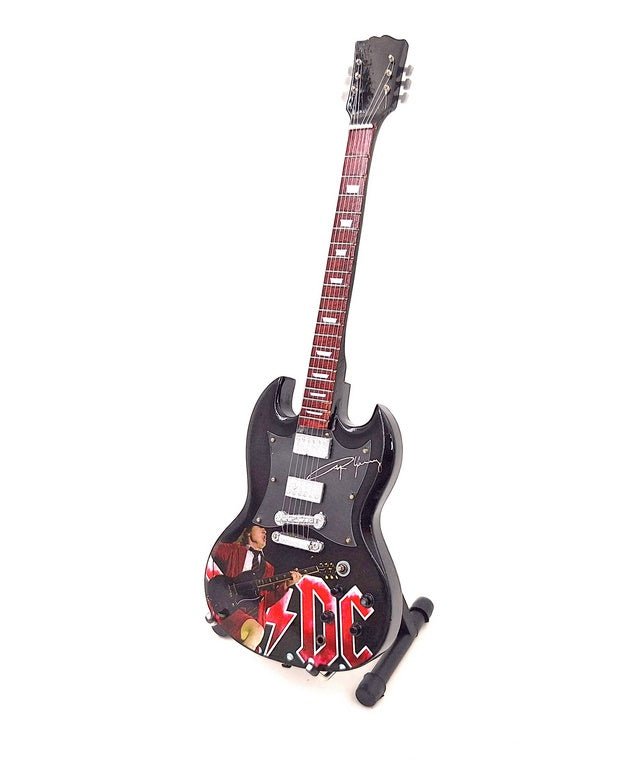 Mini gitár - 24,5 cm - Angus Young stílus - MODIANO