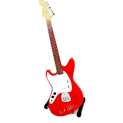 Mini gitár - Kurt Cobain, Nirvana, 1:4 méretarány.