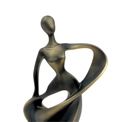 Modern dekoratív figura Táncos - Absztrakt 24cm - MODIANO