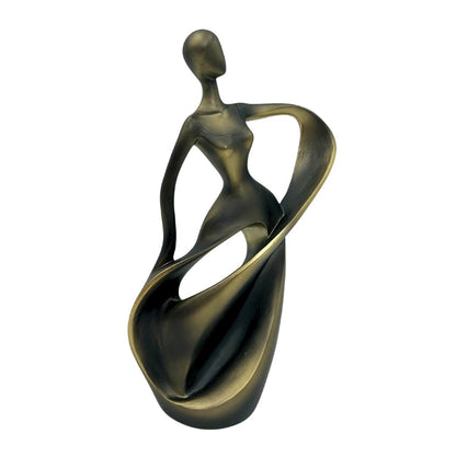 Modern dekoratív figura Táncos - Absztrakt 24cm - MODIANO