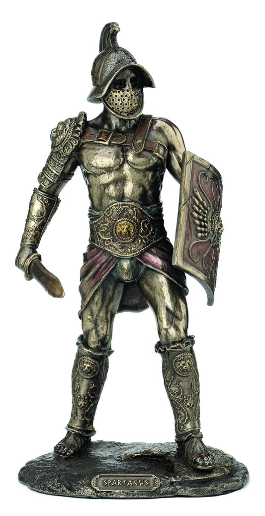Murmillo gladiátor bronz bevonatú szobor - MODIANO