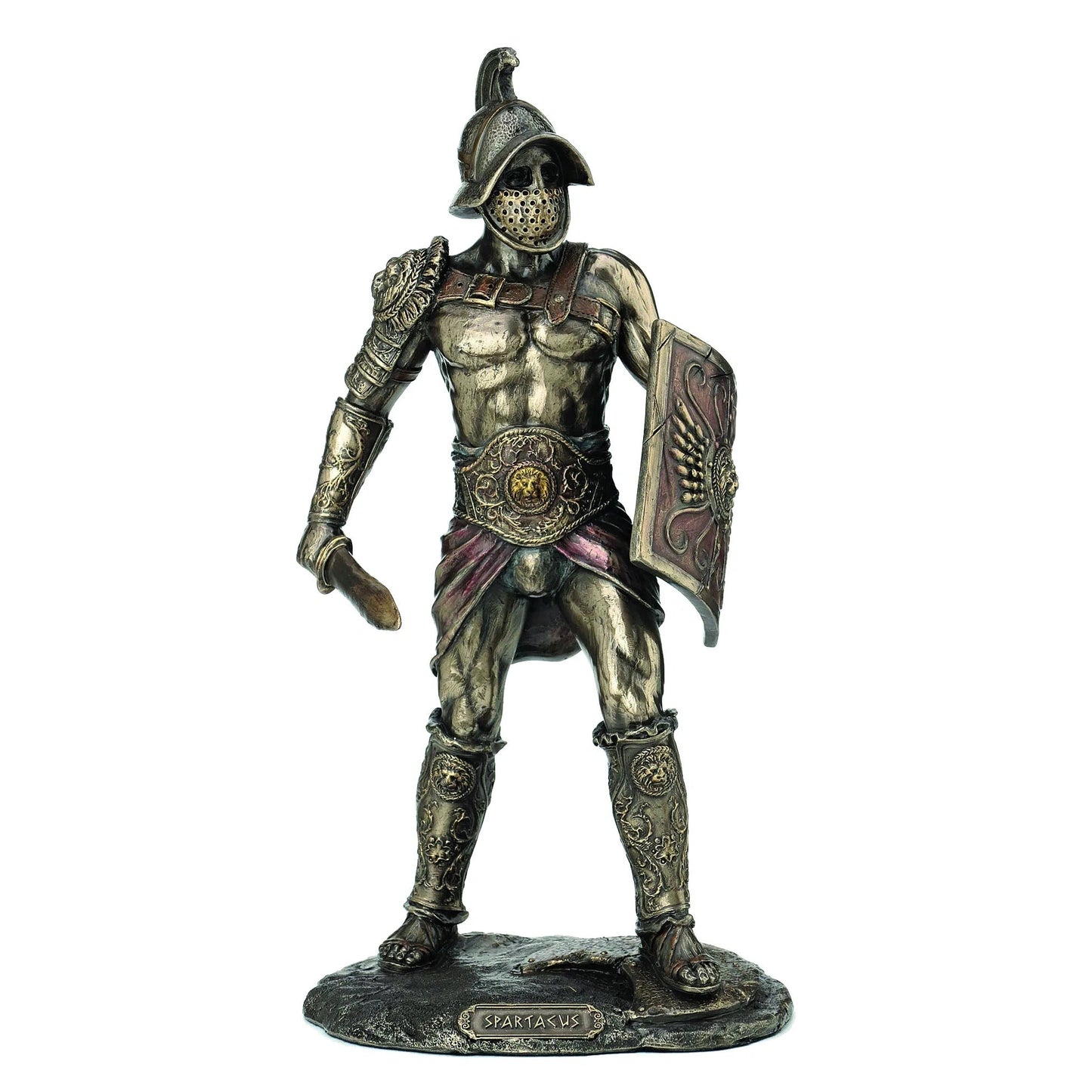 Murmillo gladiátor bronz bevonatú szobor - MODIANO