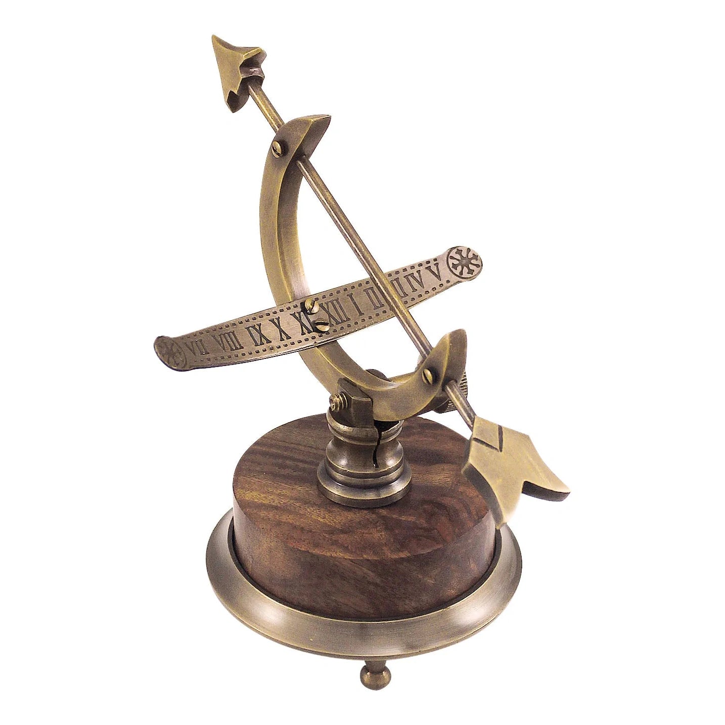 Napóra, antik réz, M: 13cm, Ø: 7,5cm