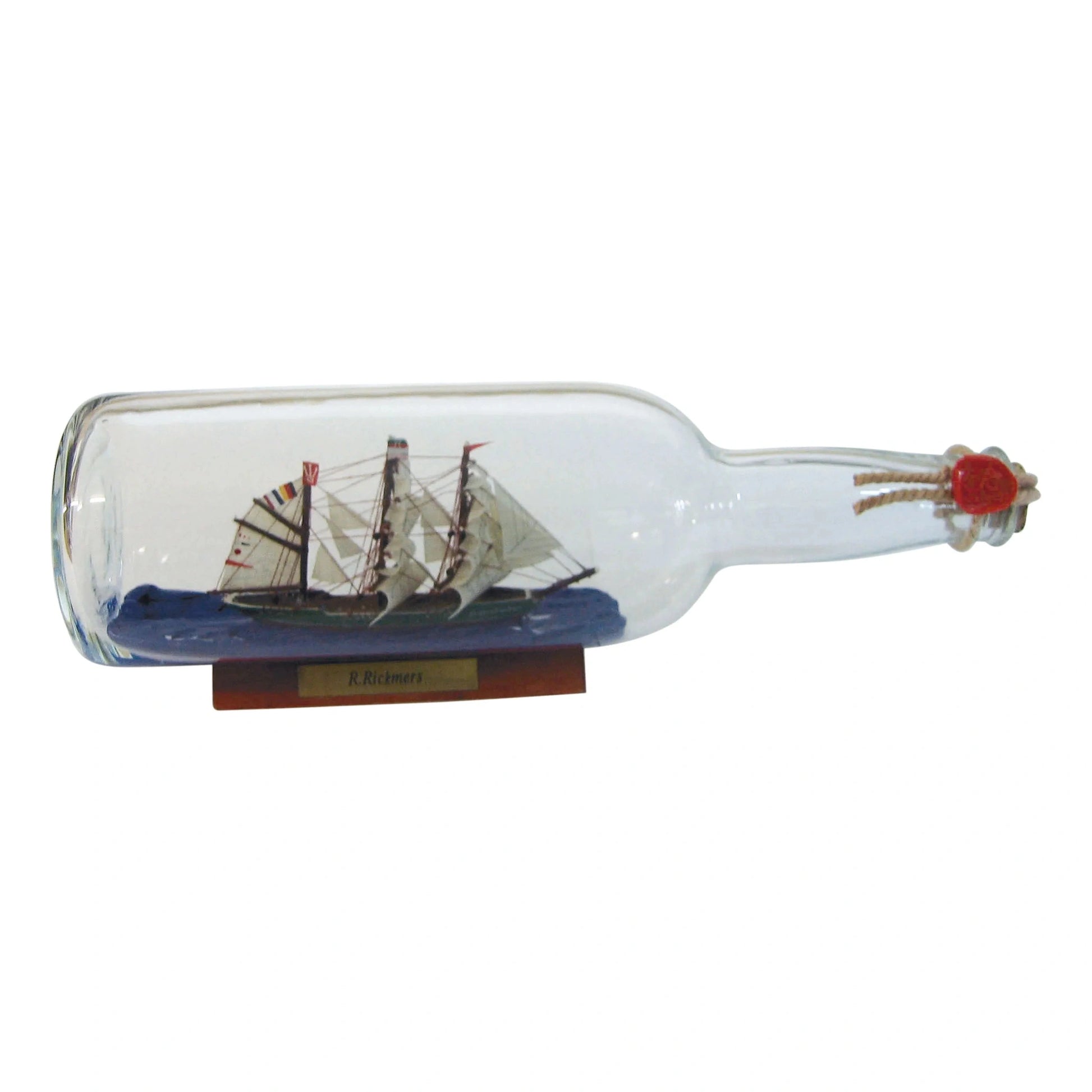 Palackhajó - Rickmer Rickmers, 0,7l., H: 29cm, M: 9,5cm, Ø: 8cm