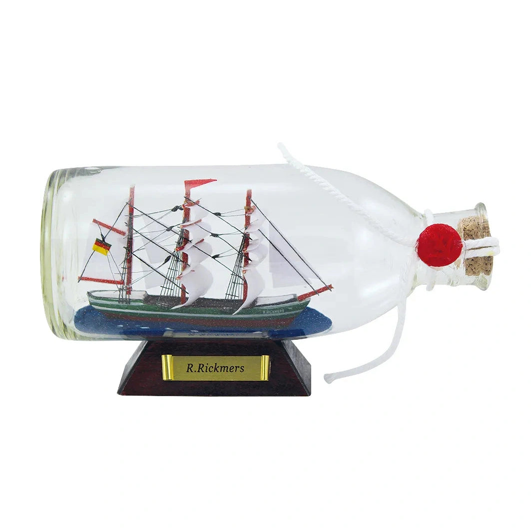 Palackhajó - R.rickmers, L: 16cm, H: 7,5cm, Ø: 6,5cm