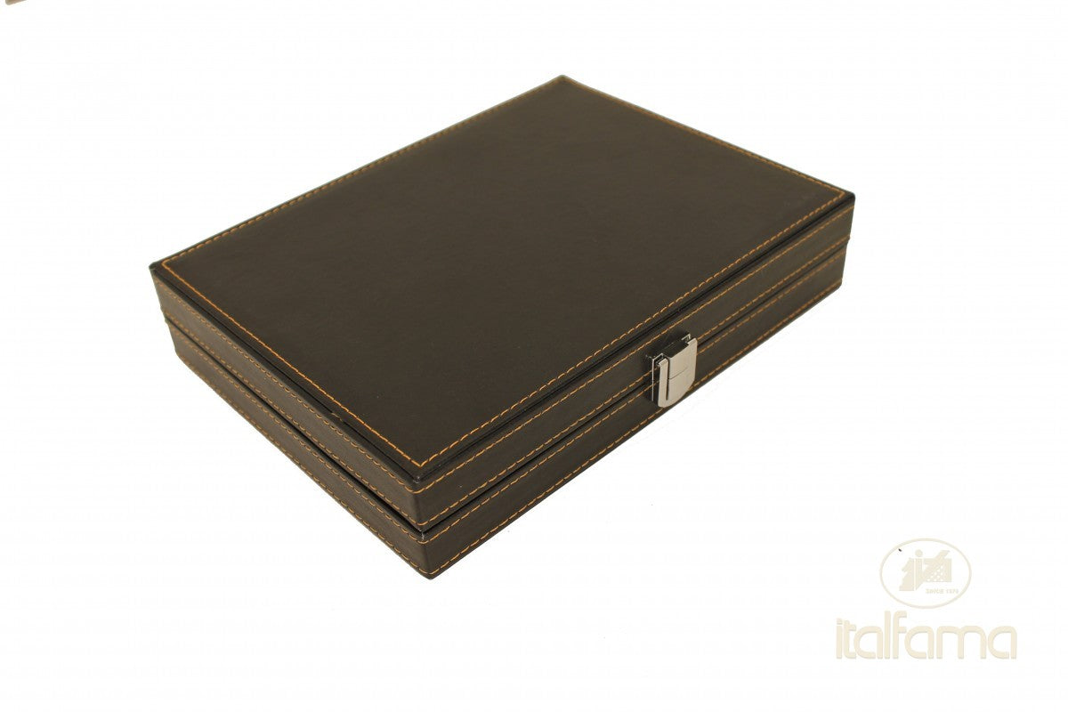 Összecsukható mágneses műbőr backgammon