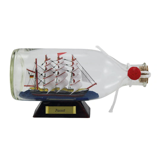 Üveghajó - Passat, H: 16cm, M: 7,5cm, Ø: 6,5cm