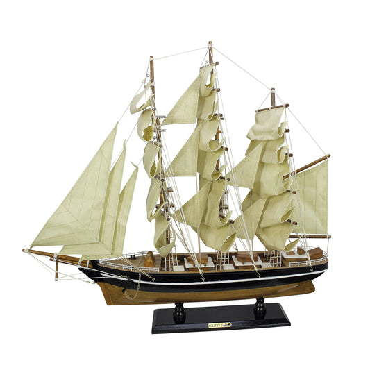 Vitorlás hajó - Cutty Sark, fából, vászonvitorlákkal