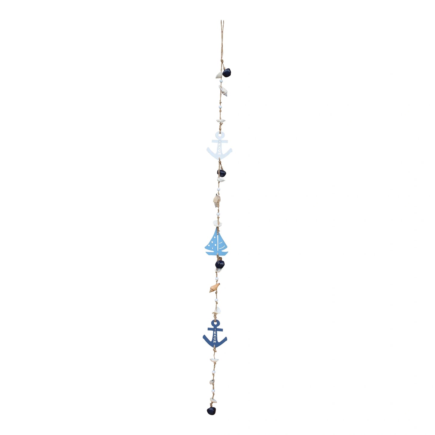 Zsinór - tengeri, fa/fém/polirezin, h: 120cm