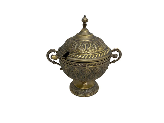 Bronz bevonatú cukortartó