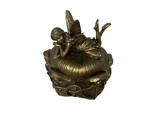 Tündéres bronz bevonatú ékszertartó